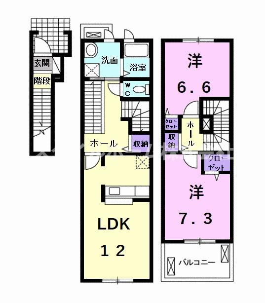 【スカイ　エアリーの間取り】