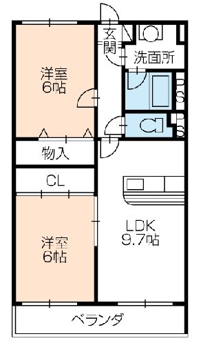 メゾンドクレアールの間取り