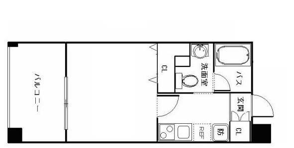 西宮市産所町のマンションの間取り