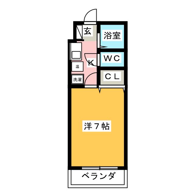 シャトー天神弐番館の間取り