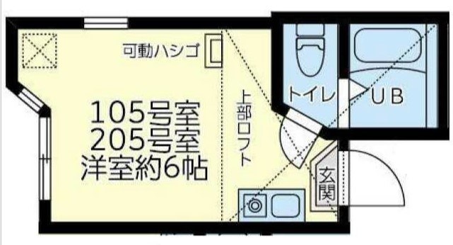 ユナイト四谷クラウドの間取り