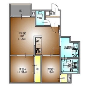 REGALEST 瑞穂区役所の間取り