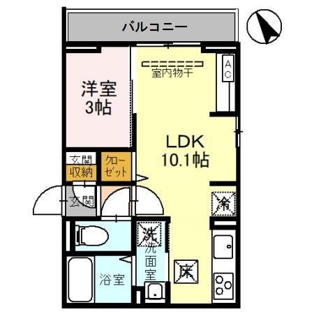 さいたま市浦和区北浦和のアパートの間取り