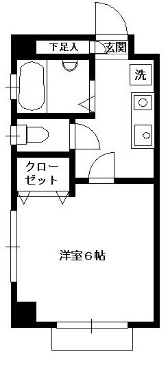 ソレイユ関口の間取り