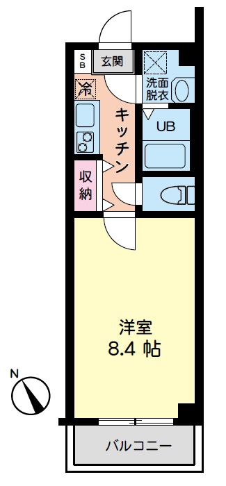 マイメゾン市川の間取り