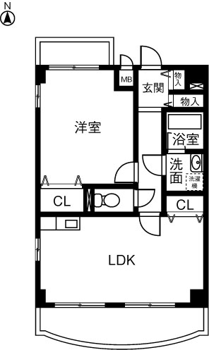 ファインド孫一の間取り