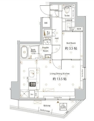 Ｌｏｇ浅草橋の間取り