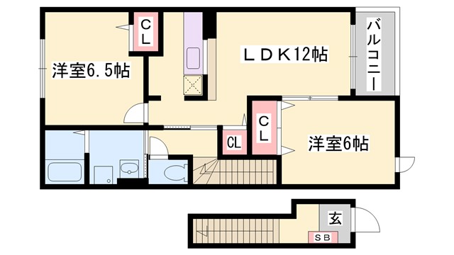 フィールドパレスVの間取り