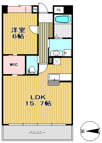 Est Luce22の間取り