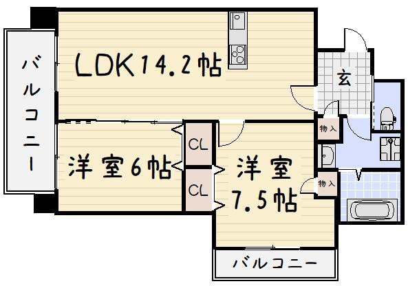 フェルト１２７の間取り