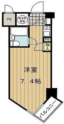 コスモシティ市ヶ谷の間取り