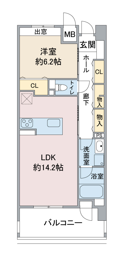 Ｅｐｏｃｈ　ＩＫＡＩの間取り