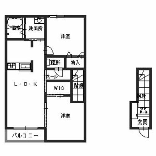 シャーメゾン　三木の間取り