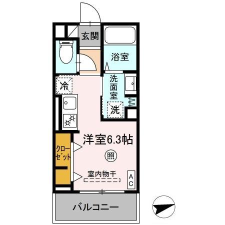 LUCE船越2152-1の間取り