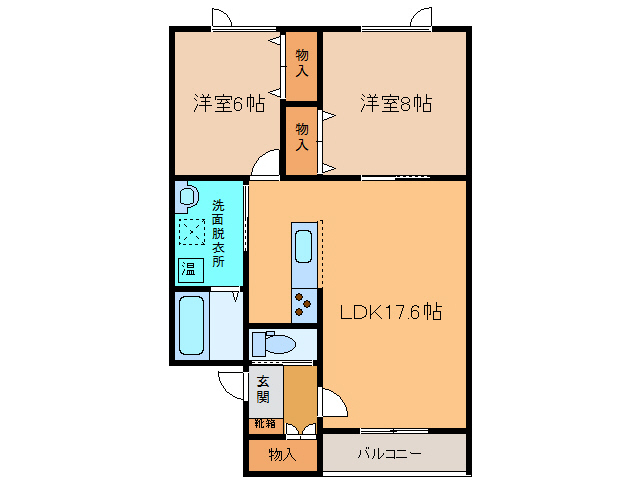 ステラIIKの間取り