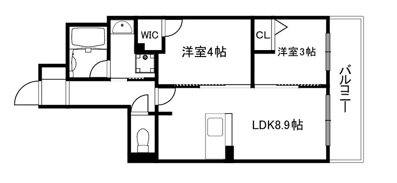 STANDZ河原町五条の間取り