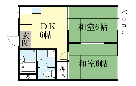 タウニィ陽光の間取り