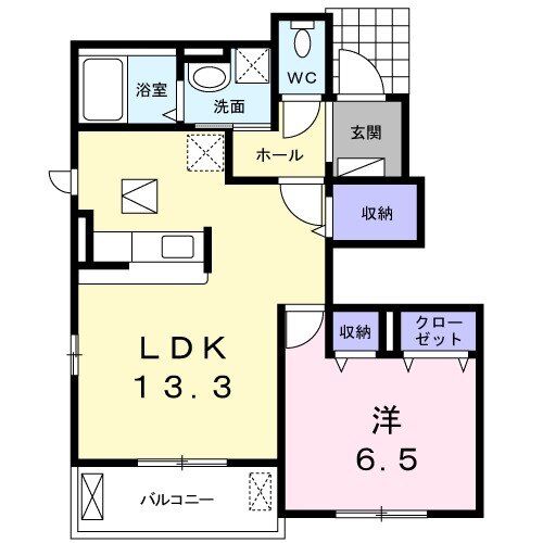 メゾン　ポーラスターの間取り