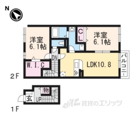 イルセットＡ棟の間取り