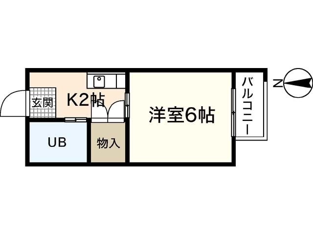 広島市西区天満町のマンションの間取り