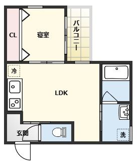 (仮称)中原1丁目新築アパートの間取り