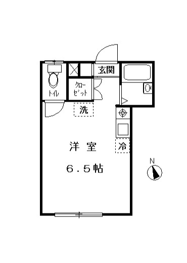 世田谷区赤堤のアパートの間取り