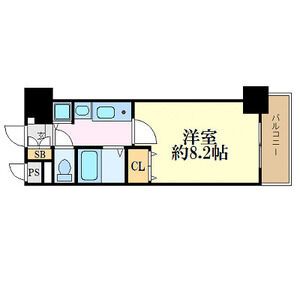 愛知県名古屋市中村区名駅南１（マンション）の賃貸物件の間取り