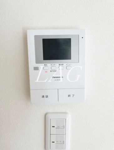 セキュリティ　モニター付インターホンです。