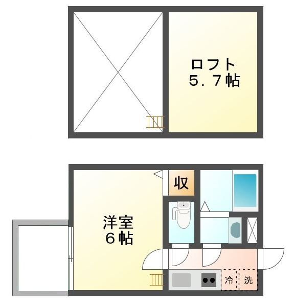 ロフティ四条大宮の間取り