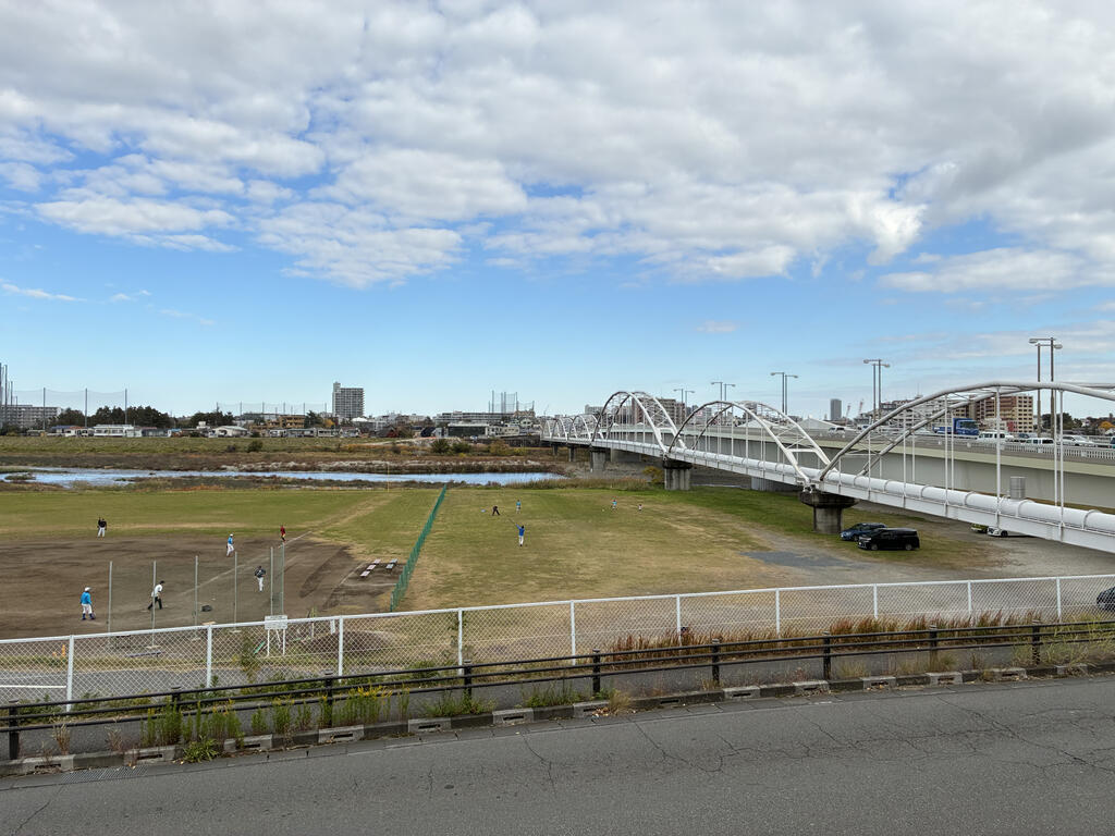 眺望　多摩川を一望できる眺望、風通しも◎