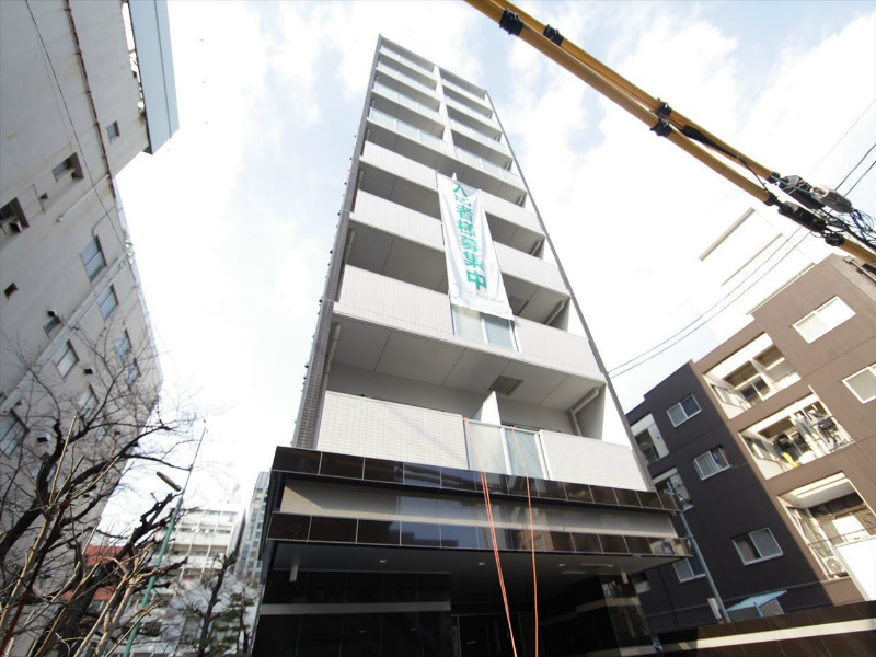 建物外観　外観　オートロック　防犯カメラ　宅配ＢＯＸ　外壁タイル張り