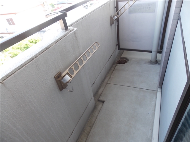 バルコニー　写真は４Ｇ号室のものです