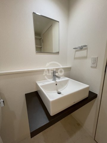 洗面設備　南堀江アパートメントシエロ　独立洗面台