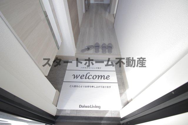 玄関　収納もある玄関です