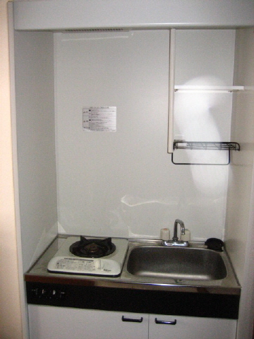 キッチン　１口ガスコンロ付