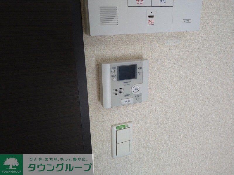 セキュリティ　モニターホン標準設置