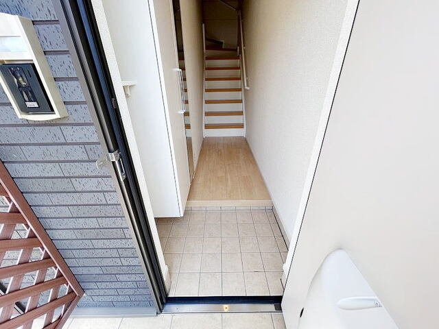 玄関　ゆったりとした玄関です
