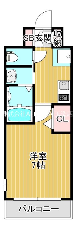 地下鉄長堀鶴見緑地線 玉造駅 徒歩10分 14階建 築3年の間取り写真