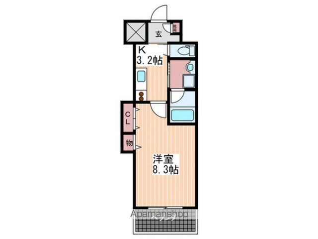 広島電鉄宇品線 日赤病院前駅 徒歩7分 10階建 築16年の間取り写真