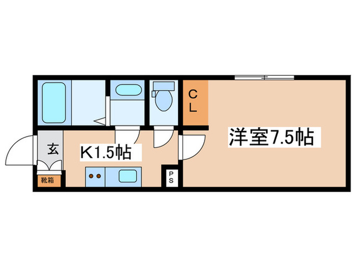 カインドネス厚木Northの間取り写真