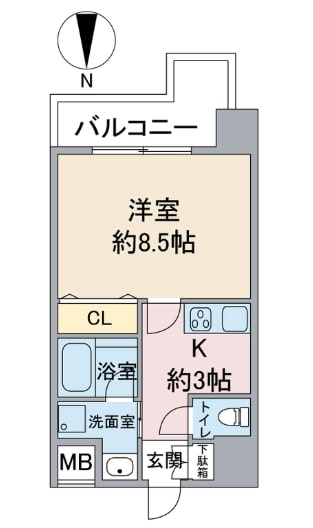 ブルーガーデン紫苑の間取り写真