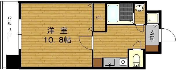 ＪＲ鹿児島本線 博多駅 徒歩9分 13階建 築28年の間取り写真