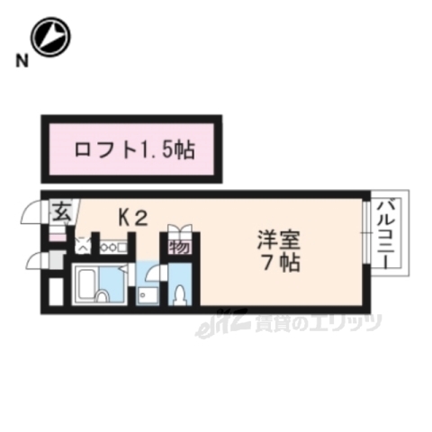 レオパレスoliveの間取り写真