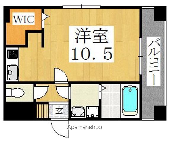 近鉄南大阪線 今川駅 徒歩2分 4階建 築26年の間取り写真