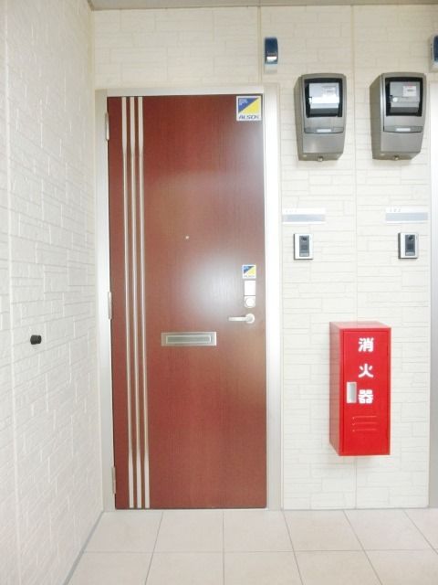 セキュリティ　訪問者の顔がわかるので安心ですね