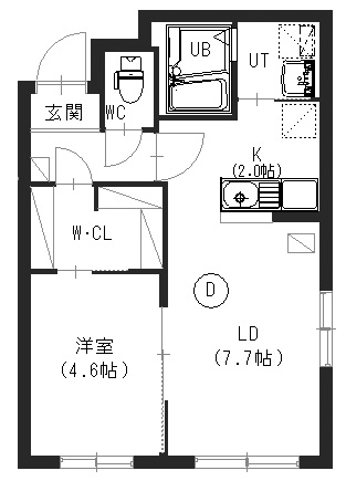 アッサンブラージュC.T.Wの間取り