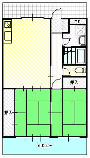 プレステージ黒松の間取り