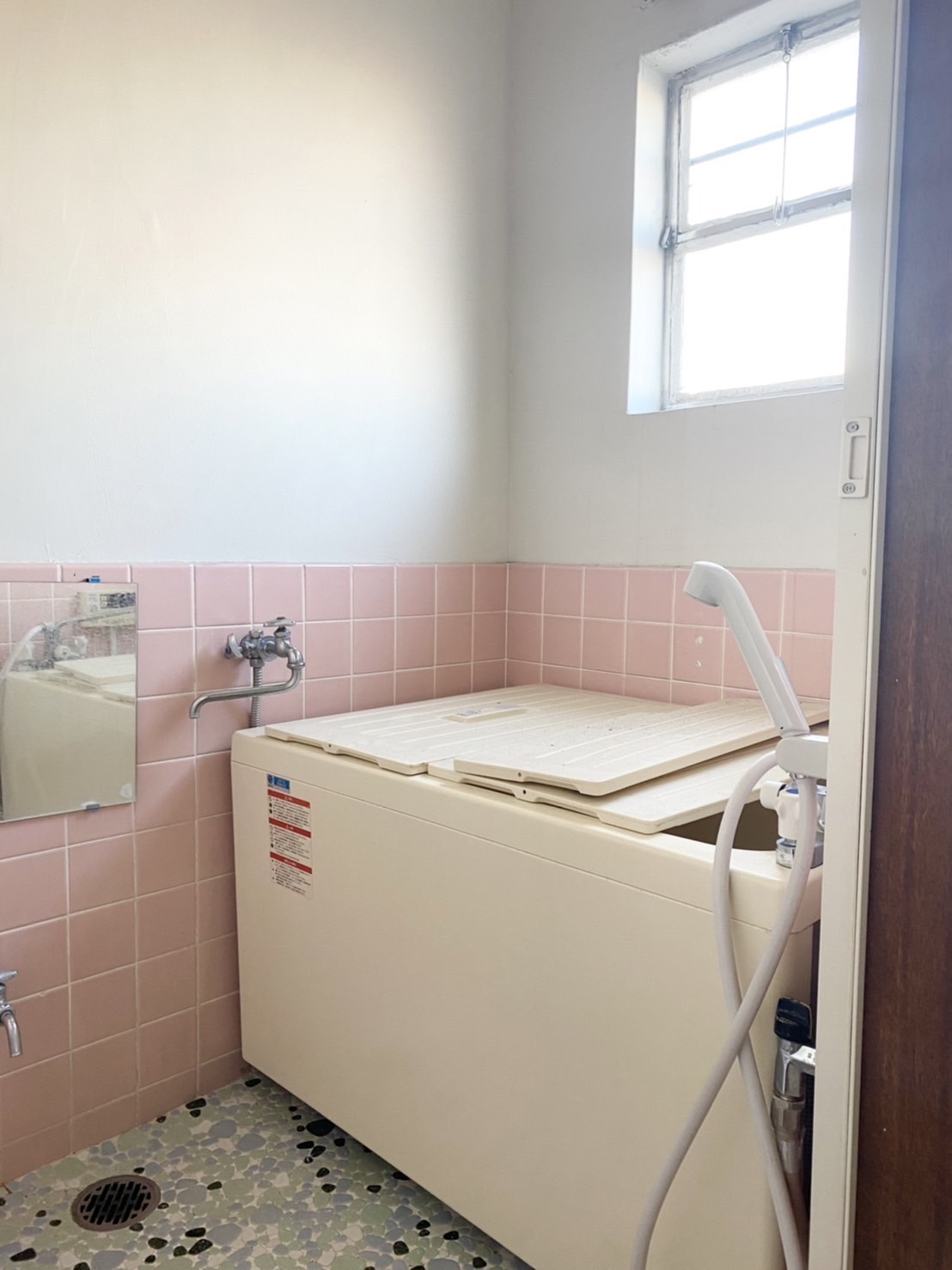 岸岡マンションの風呂写真