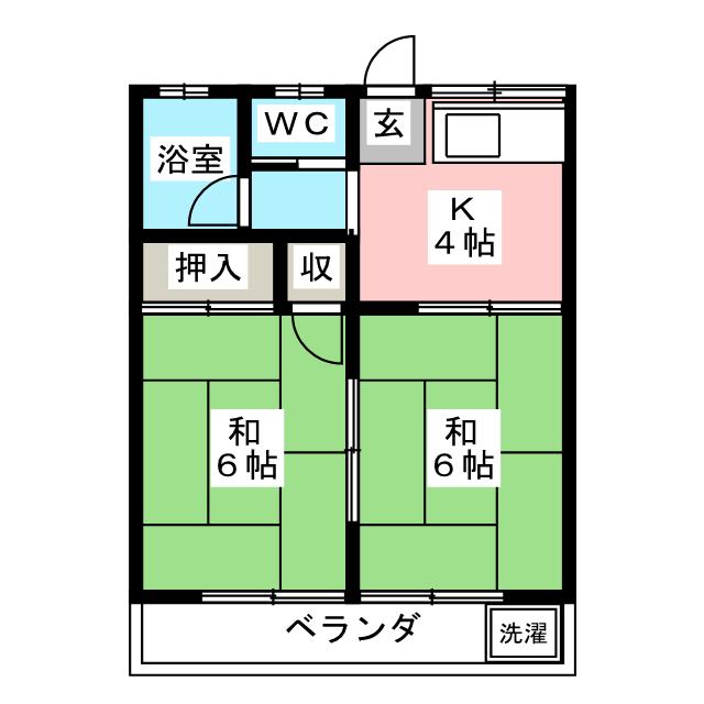 コーポタナベの間取り