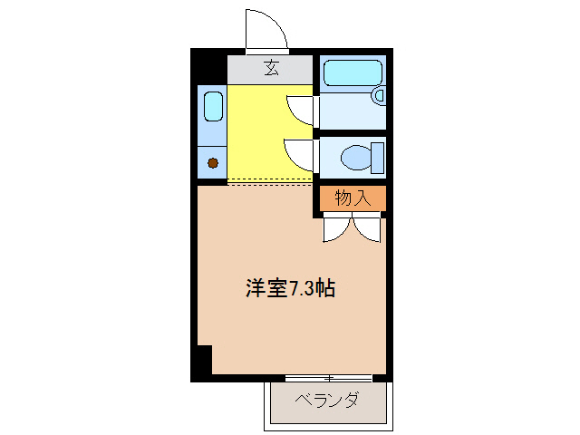 岐阜市長良宮路町のマンションの間取り